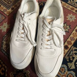 White Leather Sneakers